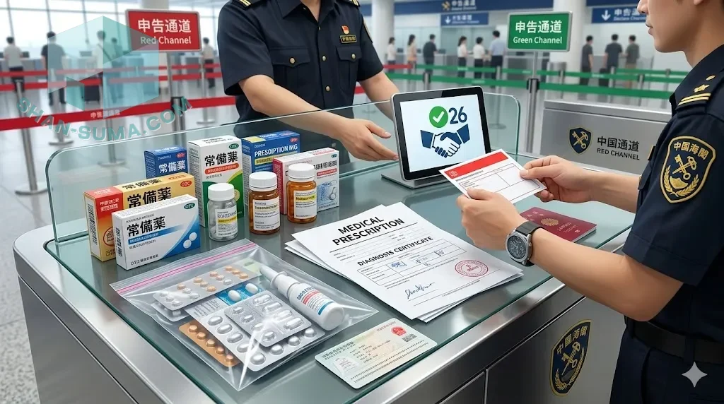 中国「常備薬」持ち込みの鉄則:2026年版規制と携行の新ルール