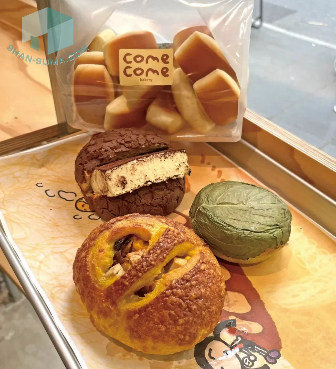 【新規開店】ふんわりもっちり日本風パン おかず系は形も可愛く具沢山